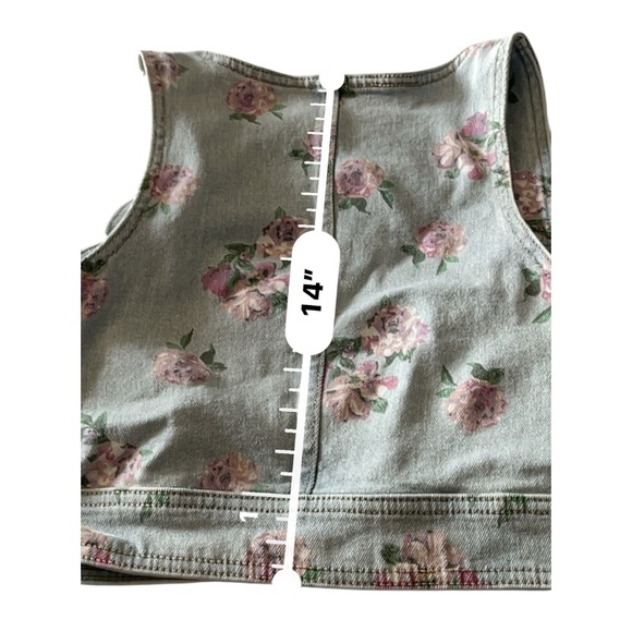 Wild Fable size L 90s inspired floral bralette vest - Picture 8 of 9